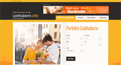Desktop Screenshot of liebhaberin.info